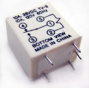 10A 5V PCB Mount Relay T70L5D164-05 - click for details